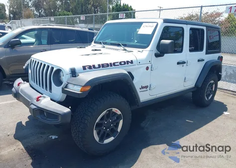 2022 Jeep Wrangler Unlimited Rubicon 4X4 из США, поврежденный, VIN 1C4HJXFN7NW134276